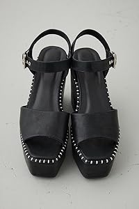 モノグラム　ミニ　サテン　ブラックサンダル　37H Amazon | [AZUL by moussy] [アズールバイマウジー] ステッチ